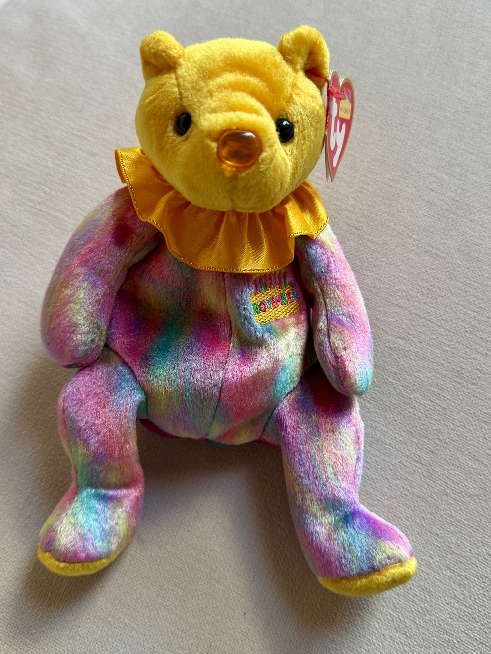 TY NOVEMBER TOPAZ BIRTHDAY BEANIE BABY BEAR VINTAGE PLUSH